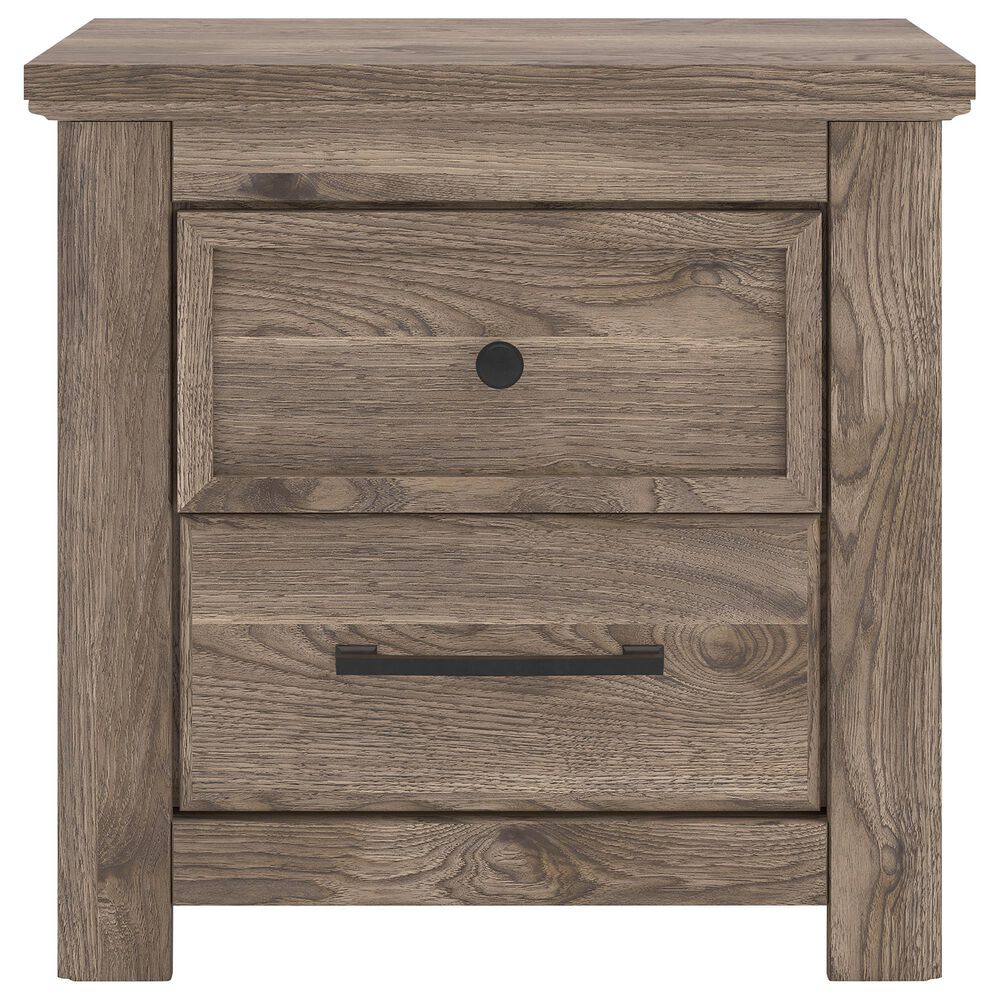 Ashley Rusticott 2-Drawer Nightstand in Brown, , large