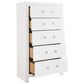 Ashley Maeling Queen Panel Bed with Dresser, Chest, and Two Nightstands in Matte White, , large