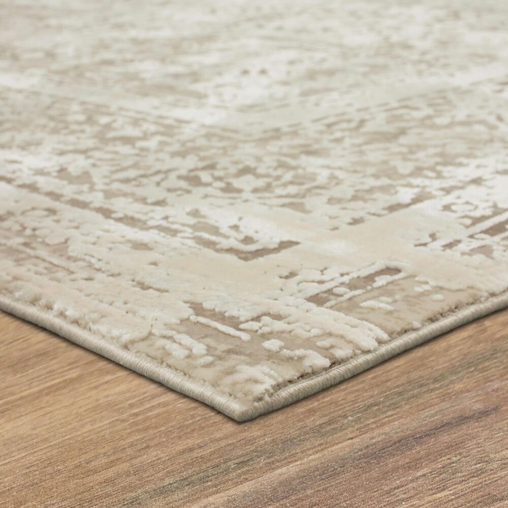 Karastan Tryst R1084 8' X 11' Vinci Cream 8' x 11' Area Rug, , large