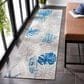 Safavieh Cabana CBN831F 2" x 10" Grey and Blue Indoor/Outdoor Performance Runner, , large