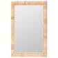 bali & pari Lankston Rattan Rectangular Accent Wall Mirror in Natural, , large