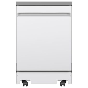 GE Appliances 24" Portable Dishwasher in White, , large