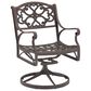 Homestyles Sanibel 5-Piece 48" Dining Set with Swivel Chairs in Brown, , large