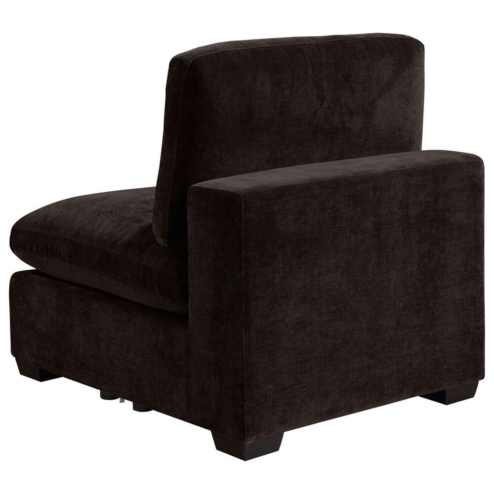 Coaster Lakeview Armless Chair in Dark Chocolate, , large