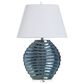 Flair Industries 31" Ceramic Table Lamp in Kozen Blue, , large