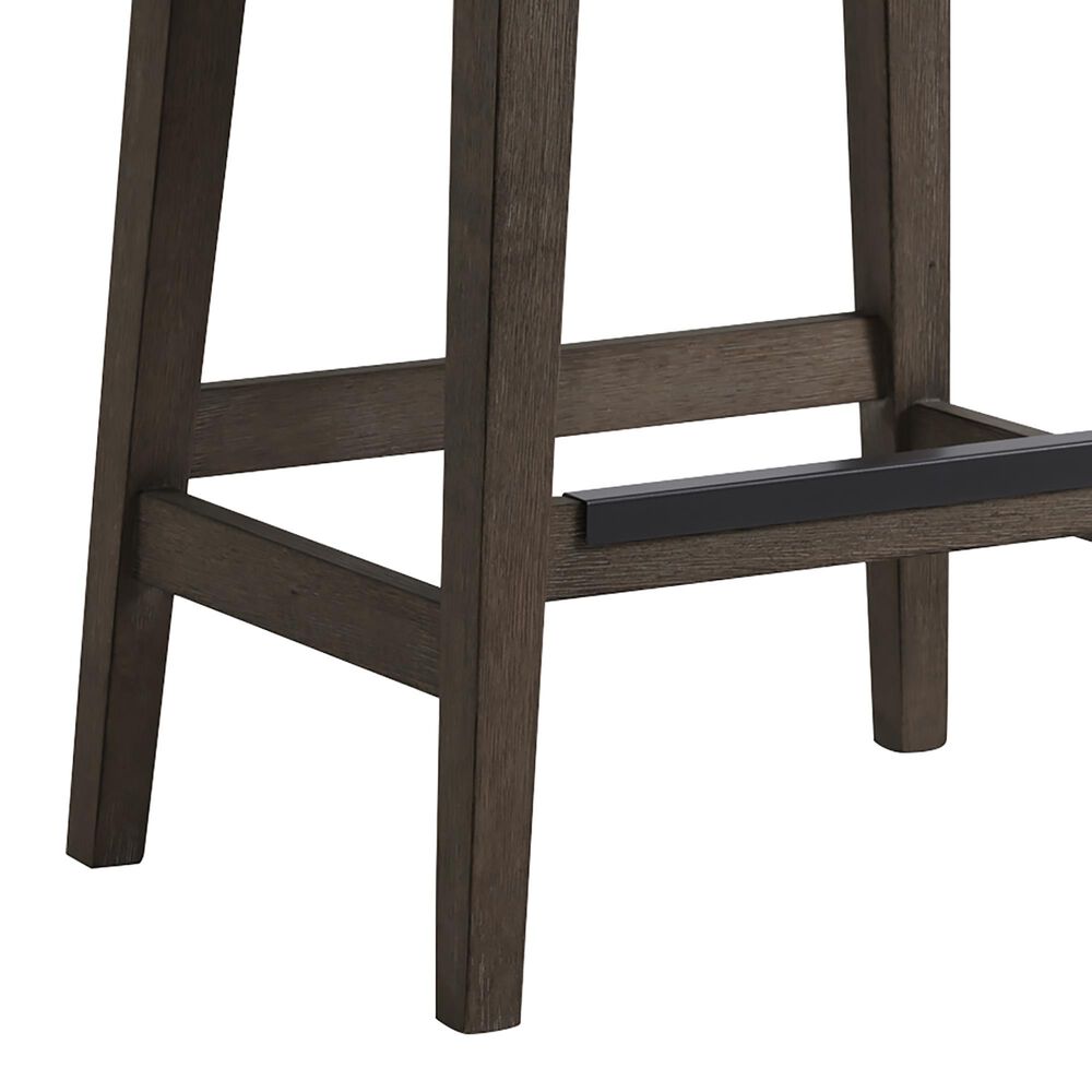 Hawthorne Furniture Hearst Backless Stool in Reclaimed Chevron, , large