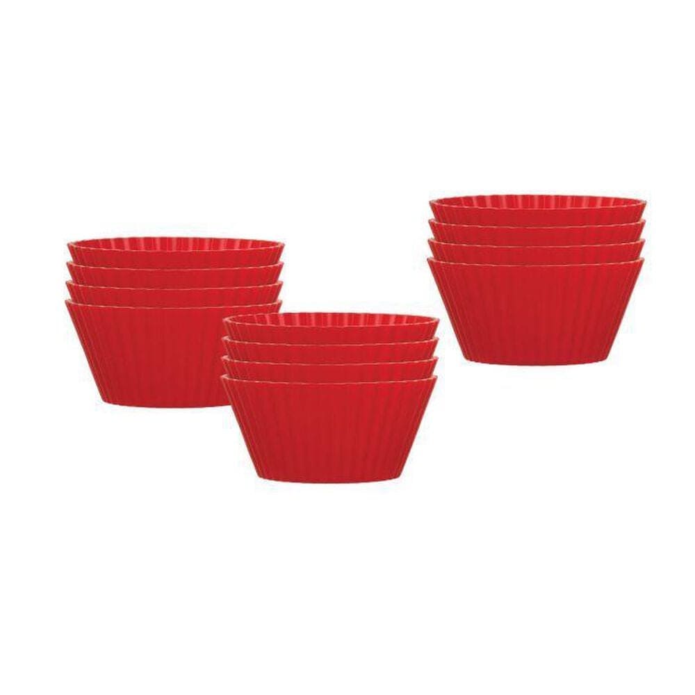 Mrs. Anderson"s Baking Muffin Cups in Bright Red (Set of 12), , large