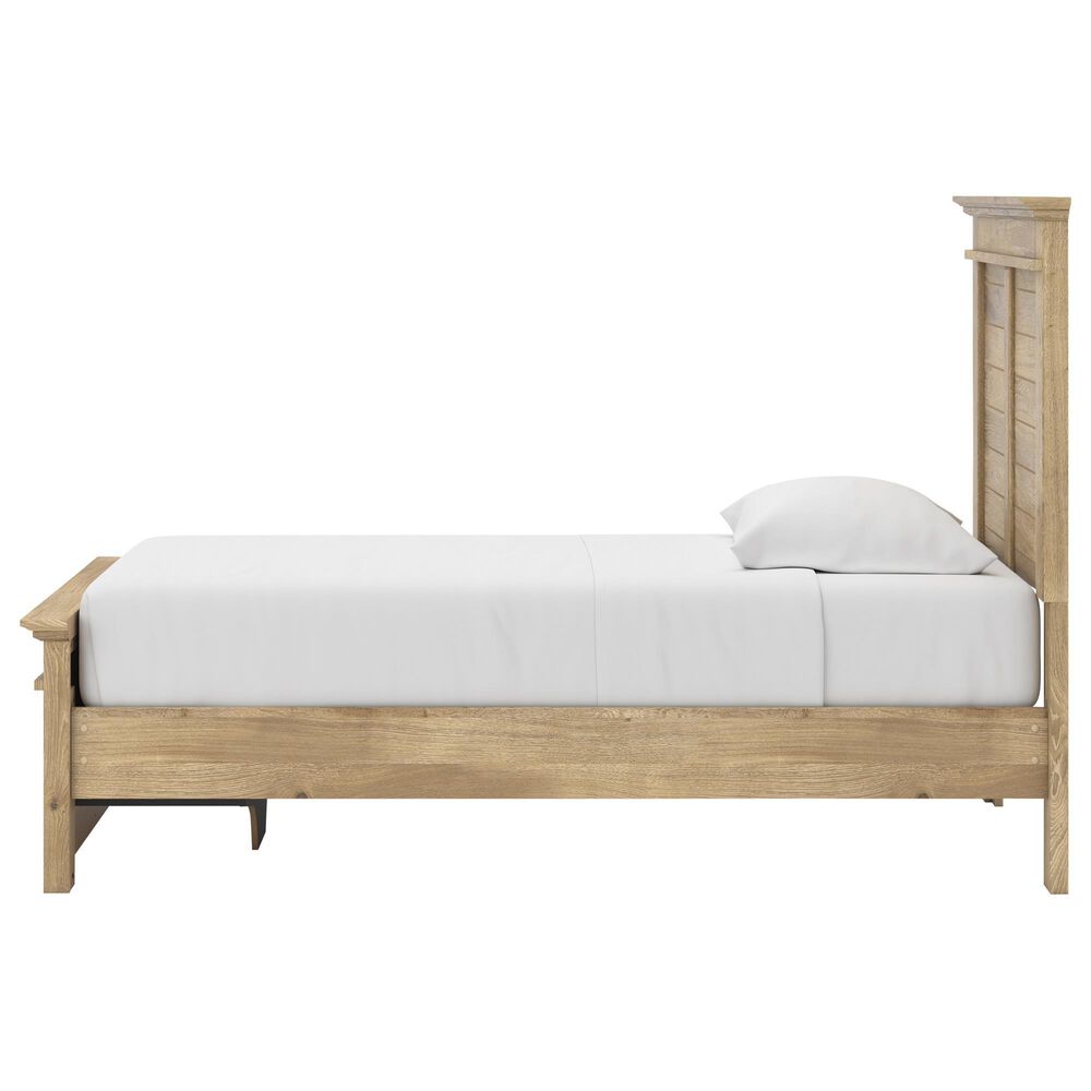 Ashley Makidern Twin Storage Bed with Drawer in Tan, , large