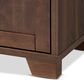 Baxton Studio Carrie Wine Storage Cabinet in Walnut, , large