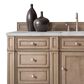 James Martin Vanities Bristol 60" Single Bathroom Vanity in Whitewashed Walnut with 3 cm Eternal Jasmine Pearl Silestone Top, Rectangular Sink and FreePower Wireless Charger, , large