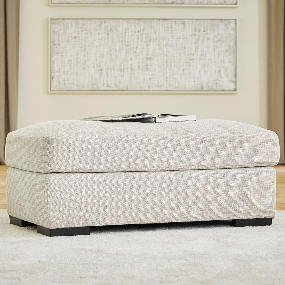 Ashley Conlee-Pike Ottoman in Linen, , large