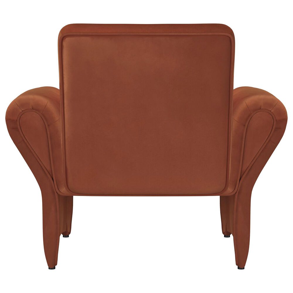 Coaster Liana Accent Armchair in Rust Orange, , large