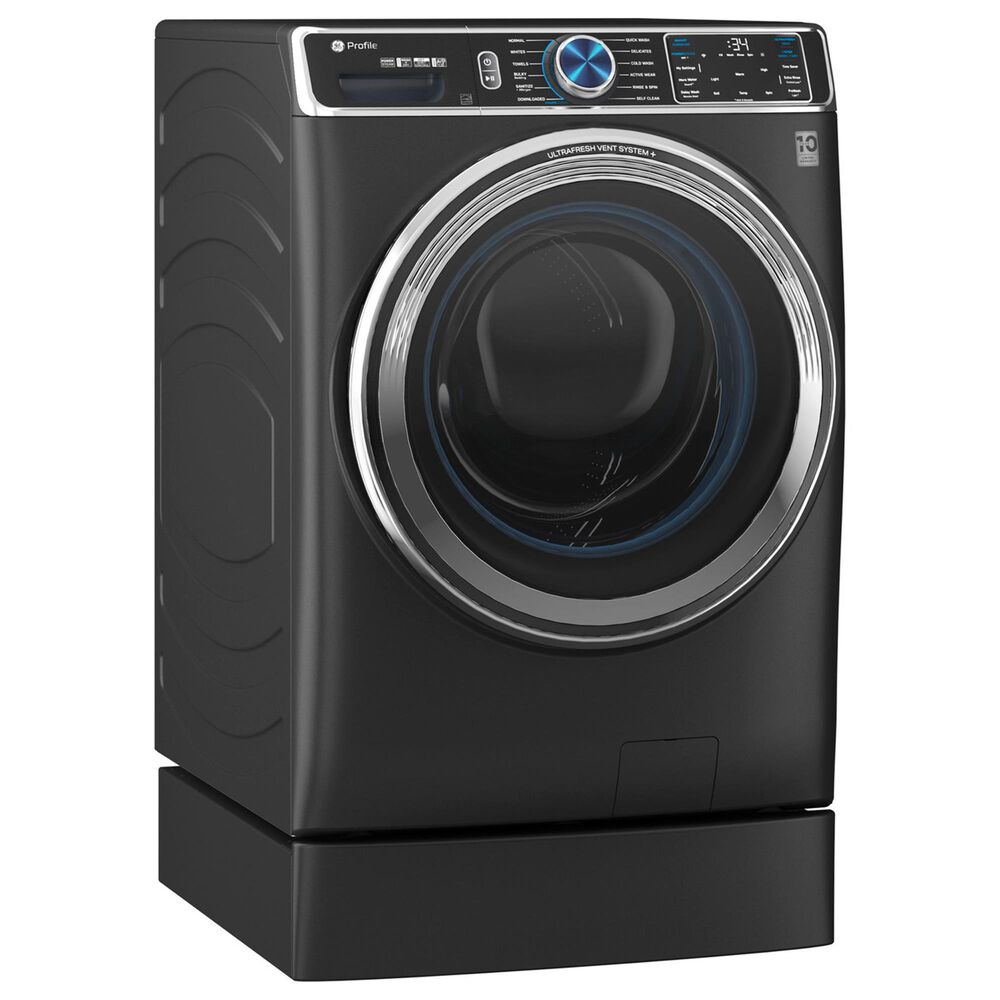 GE Profile 7&quot; Laundry RightHeight Riser in Carbon Graphite, , large