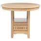 Coaster Lavon Extendable Counter Height Dining Table in Light Oak - Table Only, , large