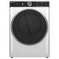 GE Profile 5.3 Cu. Ft. Front Load Washer and 7.8 Cu. Ft. Electric Dryer Laundry Pair in White and Chrome, , large