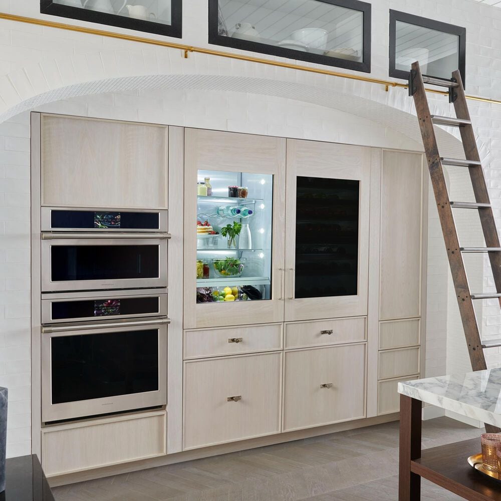 Monogram 30&quot; Fully Integrated Customizable Refrigerator with Solid Door, , large