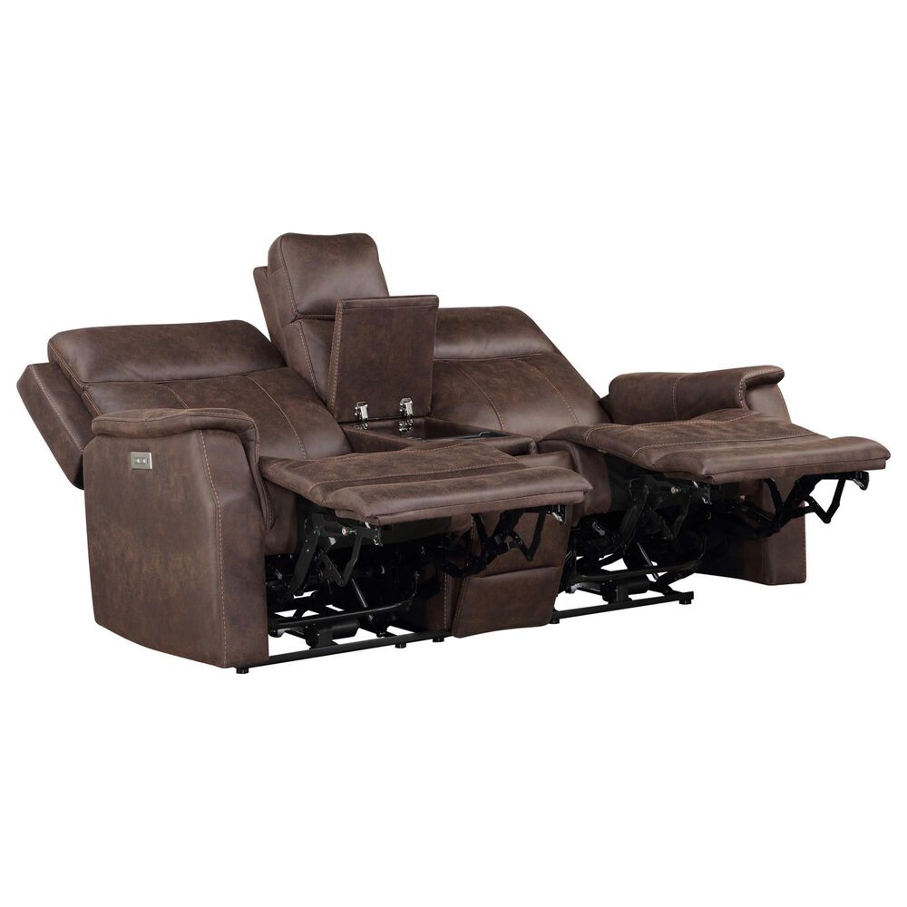 Steve Silver Valencia Power Recliner Console in Walnut, , large