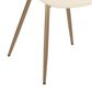 LumiSource Fabrico Side Chair with Cream Faux Leather Cushion in Antique Copper (Set of 2), , large
