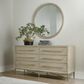 Hooker Furniture Cascade Round Mirror in Taupe, , large
