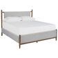 Ashley Lyncott Queen Panel Bed and Two Nightstands in Medium Brown, , large