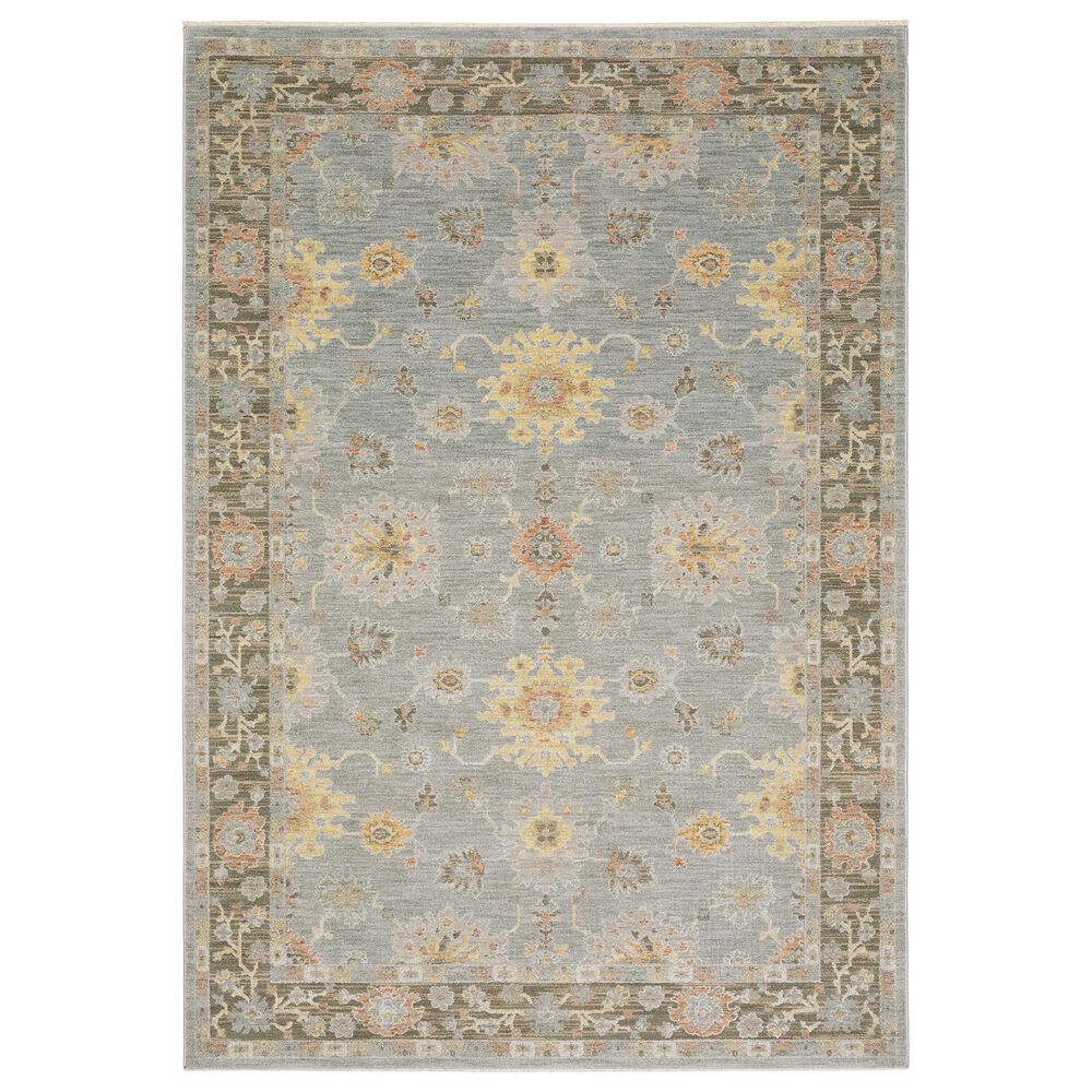 Oriental Weavers Keaton Blue and Multicolor 3"3" x 5" Area Rug, , large