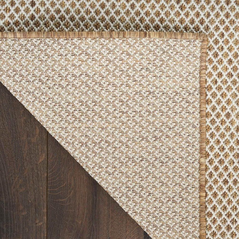 Nourison Courtyard Jute and Ivory 10&#39; x 14&#39; Indoor/Outdoor Area Rug, , large