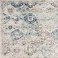 Safavieh Madison MAD611A 4" Square Ivory and Aqua Area Rug, , large