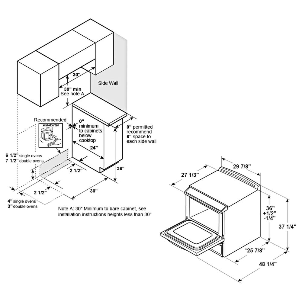 GE Profile 30" Slide-In Front-Control Induction Range in Stainless Steel, , large