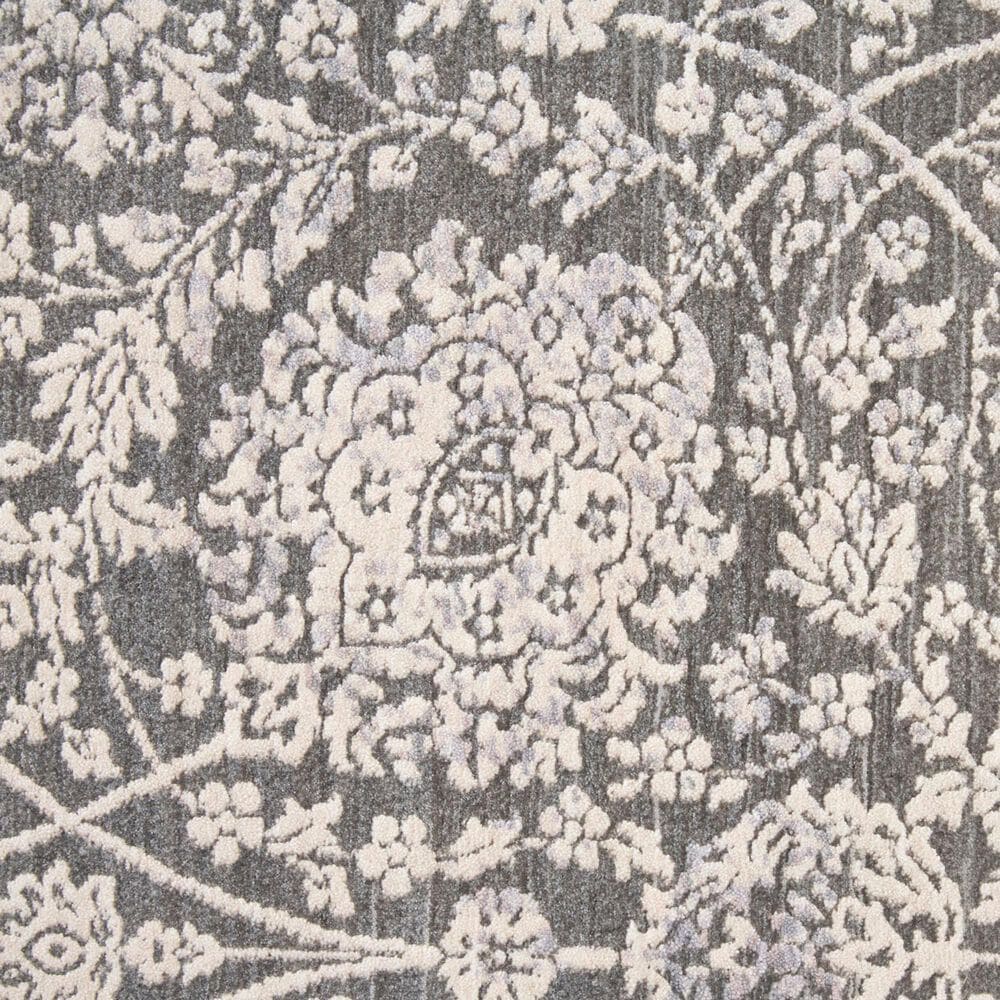 Feizy Thackery 7&#39;10&quot; x 9&#39;10&quot; Charcoal and White Area Rug, , large