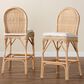 Baxton Studio Bilu Bar Stool in Light Honey (Set of 2), , large