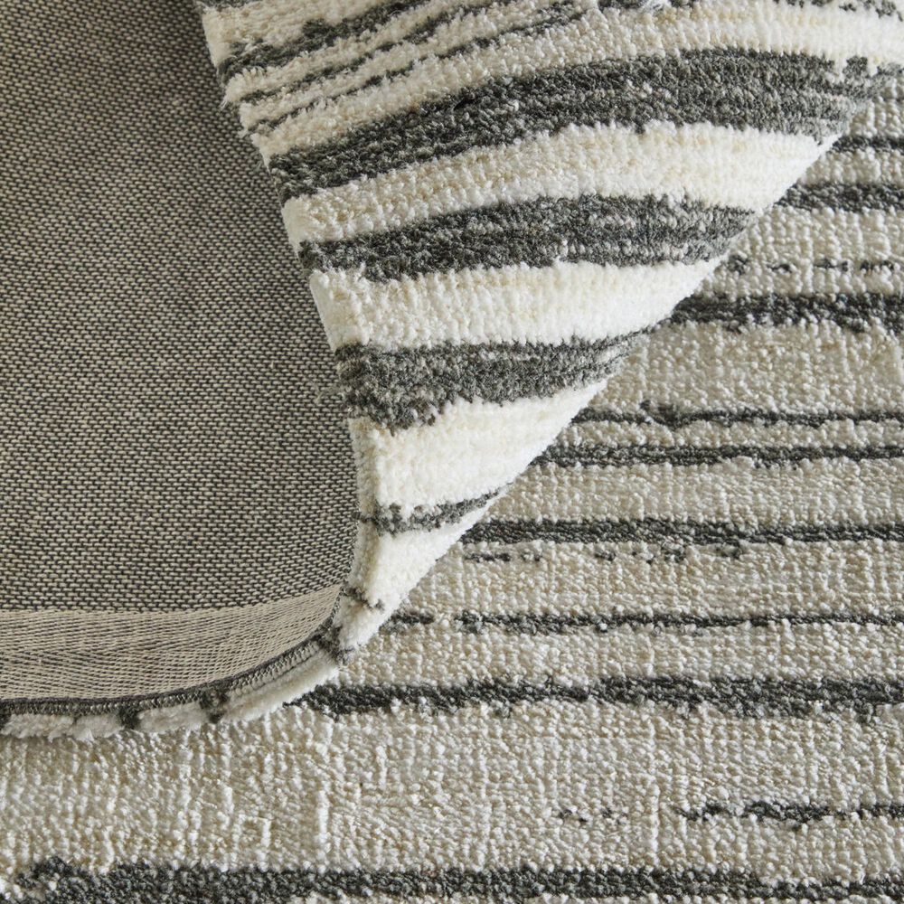 Feizy Colton Dark Gray 3&#39;6&quot; x 5&#39;6&quot; Area Rug, , large