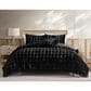 Hallmart Collectibles Bubble 20" x 20" Square Throw Pillow in Black, , large