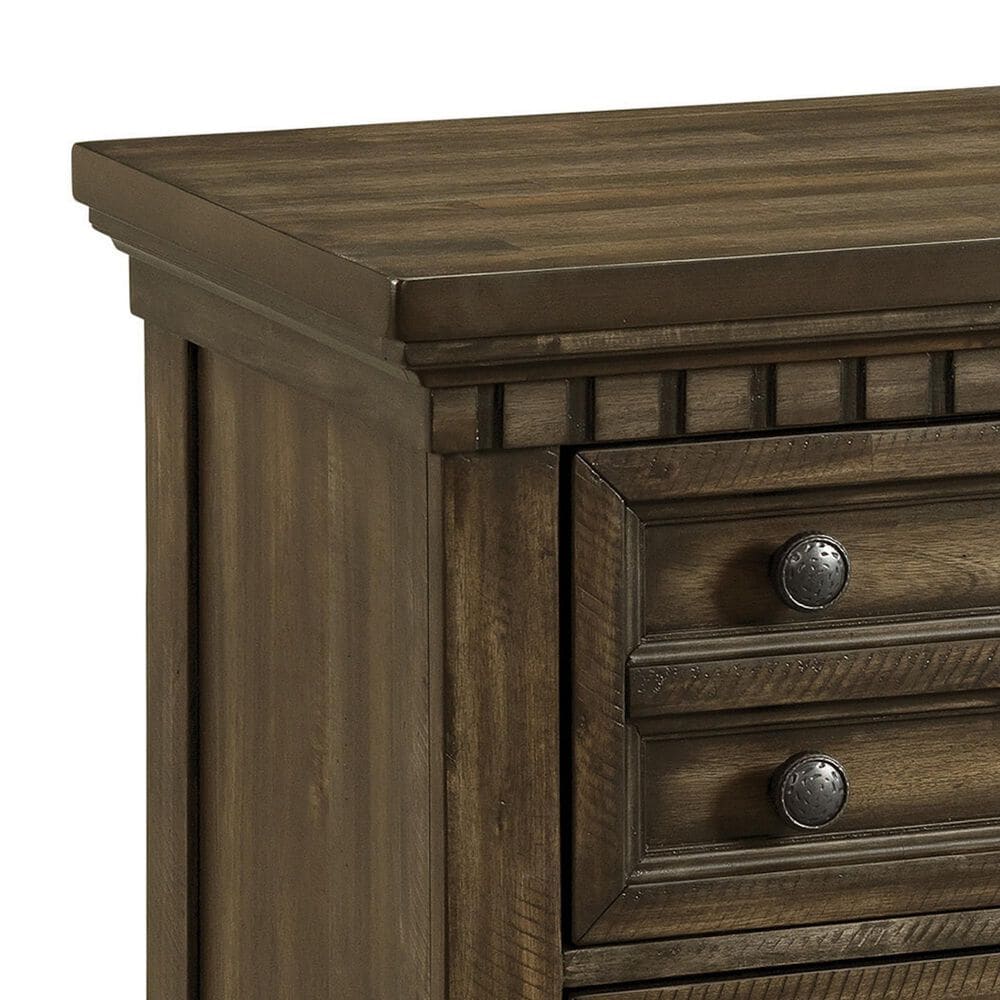 Mayberry Hill McCoy 2-Drawer Nightstand with USB in Charcoal, , large