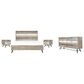 Blue River Bridges 4-Piece Queen Bed Set in Natural and Gray, , large