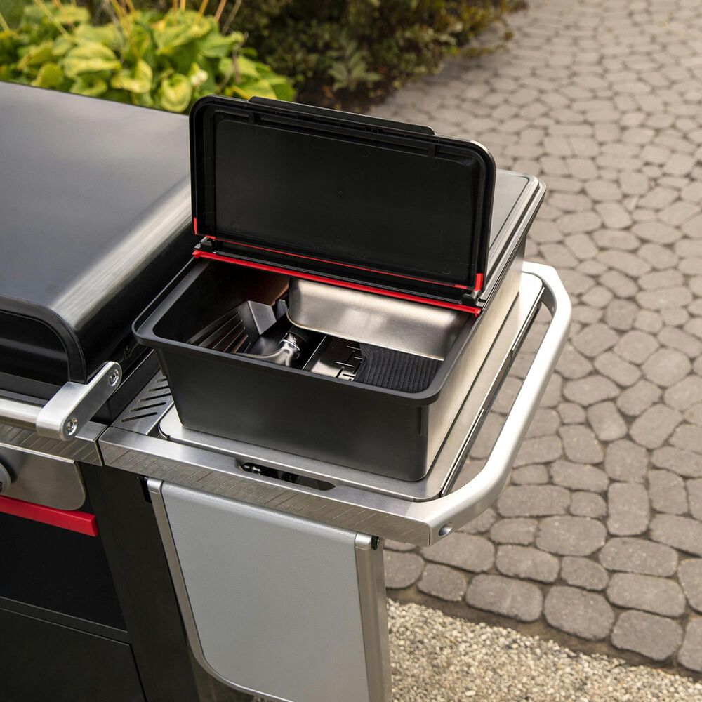 Weber Works Outdoor Storage Bin in Black, , large