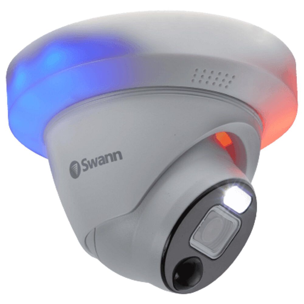 Swann Enforcer 4K Ultra HD DVR Dome Security Camera in White, , large