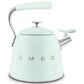 SMEG 2.3L Retro Style Electric Whistling Kettle in Pastel Green, , large