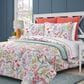 J. Queen Bold Tallulah 3-Piece King/California King Quilt Set in Pink, , large