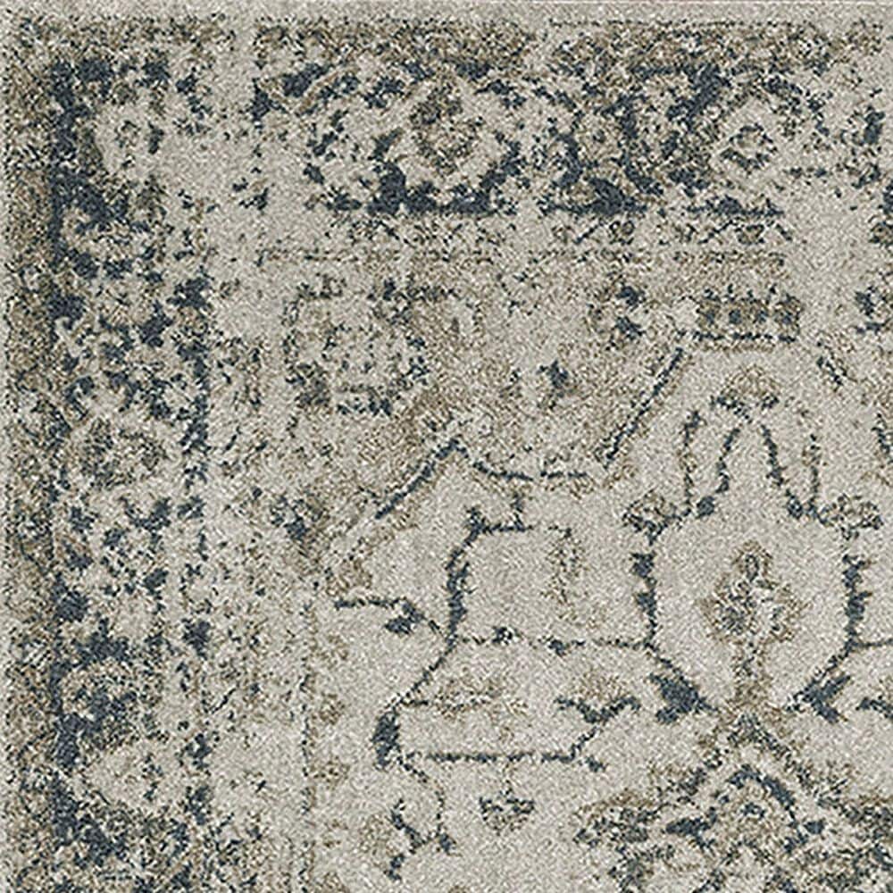 Oriental Weavers Alton Medallion 2&#39;3&quot; x 7&#39;6&quot; Beige and Blue Runner, , large