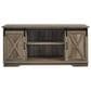 Walker Edison 58" Sliding Barn Door TV Stand in Grey Wash, , large