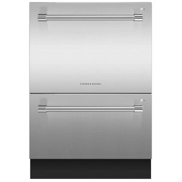 Fisher and Paykel 24" Professional Built-In Double Drawer Dishwasher in Stainless Steel, , large