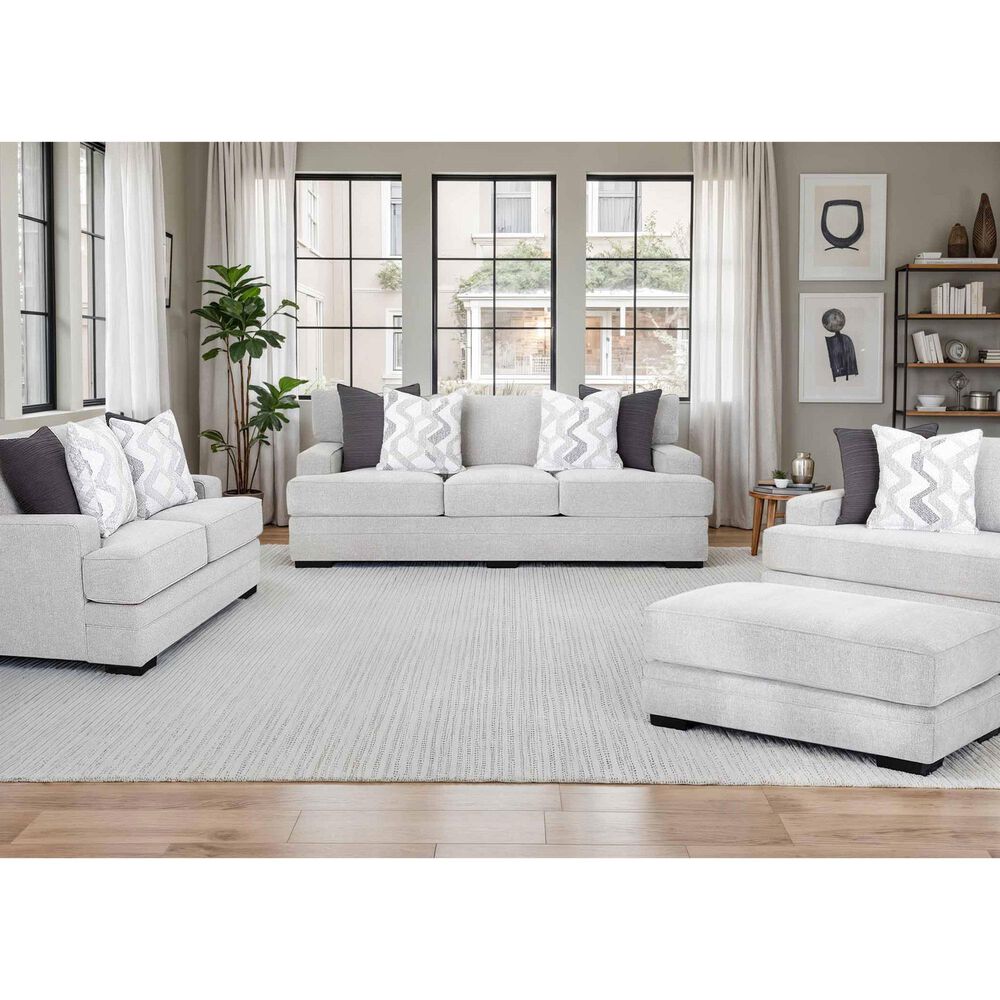 Moore Furniture Stella Stationary Sofa in Pepper, , large