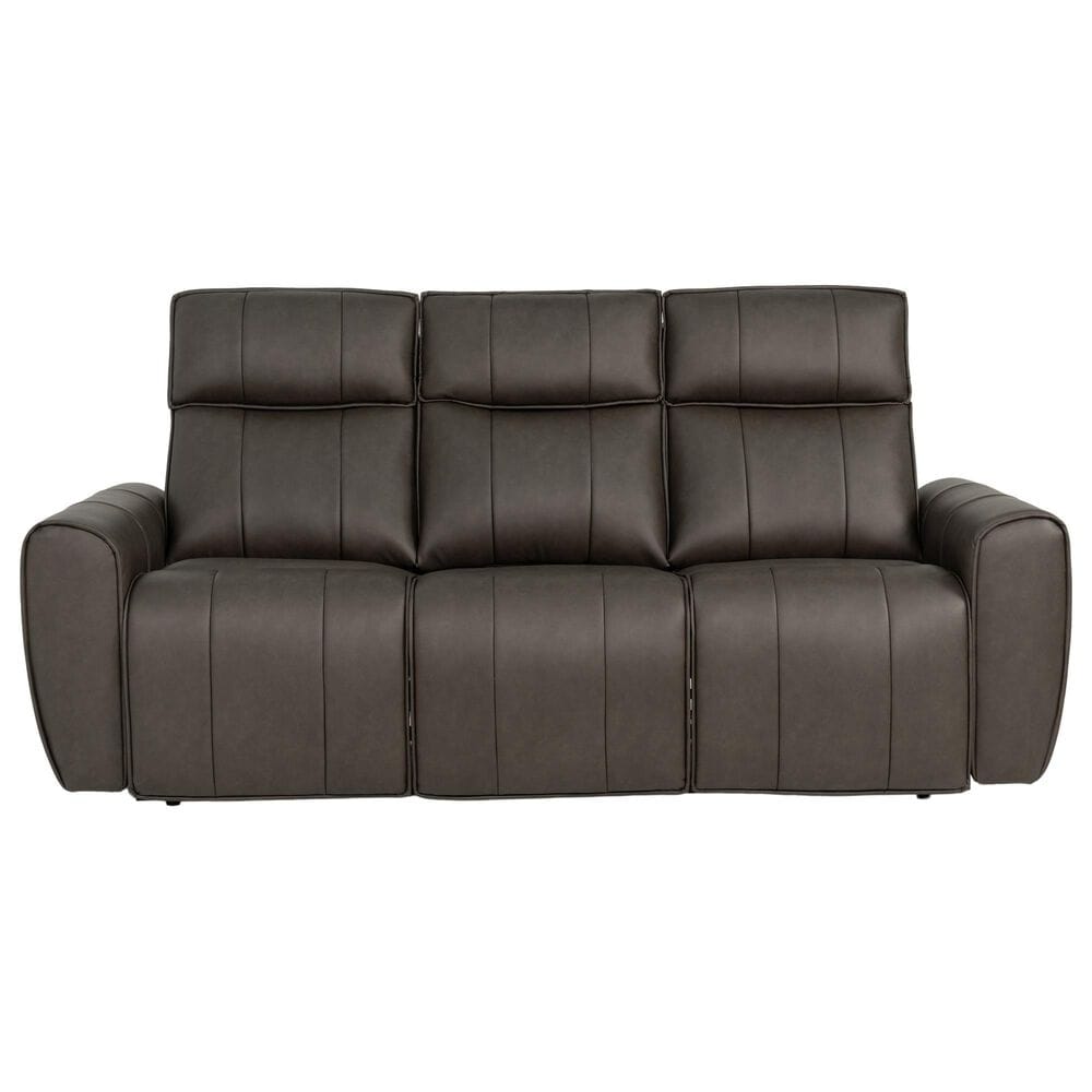 Aurora Furnishings Power Headrest Reclining Sofa in Dallas Espresso, , large