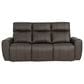Aurora Furnishings Power Headrest Reclining Sofa in Dallas Espresso, , large
