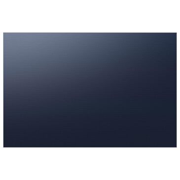 Samsung Bespoke 3-Door French Door Refrigerator Bottom Panel in Navy Steel, , large