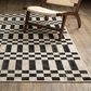 ROW by Oriental Weavers Hunter HNT10 Beige and Black 5"3" x 7"6" Area Rug, , large