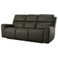 Flexsteel Jarvis Power Reclining Sofa with Headrests in Mica, , large