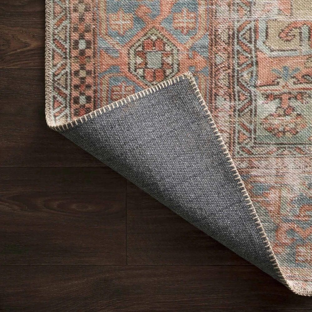 Loloi Loren LQ-15 3&#39;6&quot; x 5&#39;6&quot; Terracotta and Sky Area Rug, , large