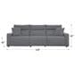 Ashley ModMax II 3-Piece Power Reclining Symmetrical Sectional in Salt and Pepper, , large