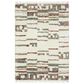 Oriental Weavers Axis Abstract 2"3" x 7"6" Ivory Runner, , large